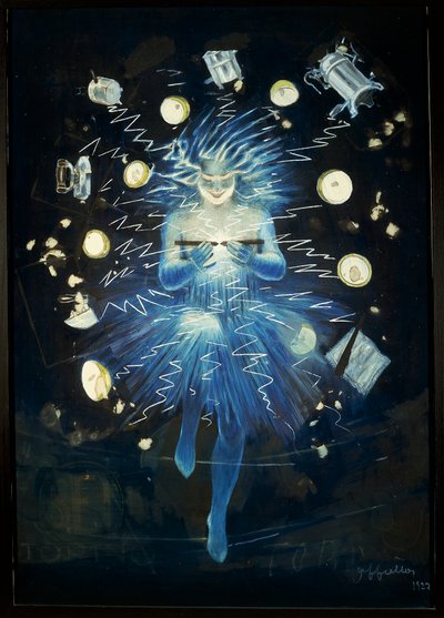 Esquisse de publicité pour un appareil électrique - Leonetto Cappiello