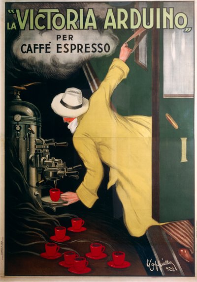 Publicité pour la machine à café espresso Victoria Arduino - Leonetto Cappiello