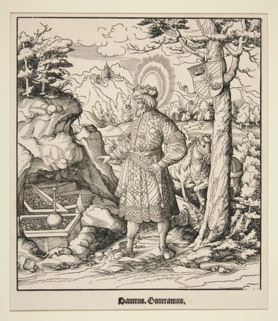 Saint Gontran - Leonhard Beck