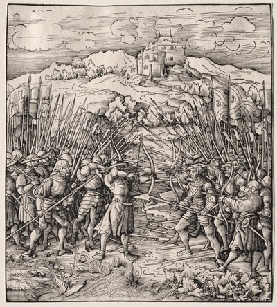 La bataille contre la compagnie bleue - Leonhard Beck