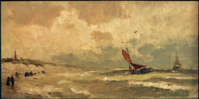 Chalutier devant Neuwerk - Leonhard Sandrock