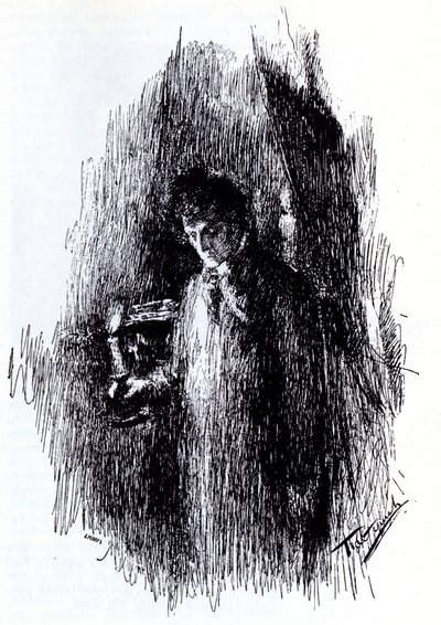 Illustration du drame Le Bal Masqué de M. Lermontov, 1891 - Leonid Osipovic Pasternak