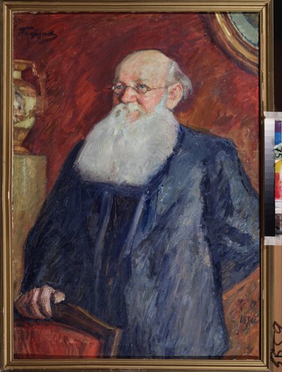 Portrait du révolutionnaire comte Pierre Alekseievitch Kropotkine (1842-1921) - Leonid Osipovic Pasternak