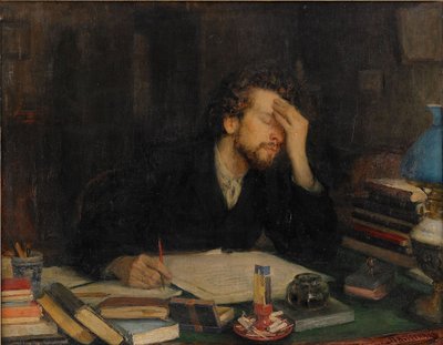 Les tourments du travail créatif - Leonid Osipovic Pasternak