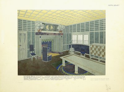 Salle à manger, Vienne, c.1901 - Leopold Bauer