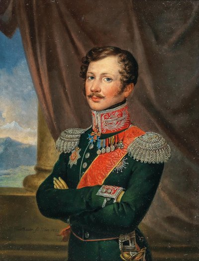Portrait du lieutenant-général Paul Andreas Edler von Rennenkampff 1790-1857, 1833 - Leopold Fertbauer