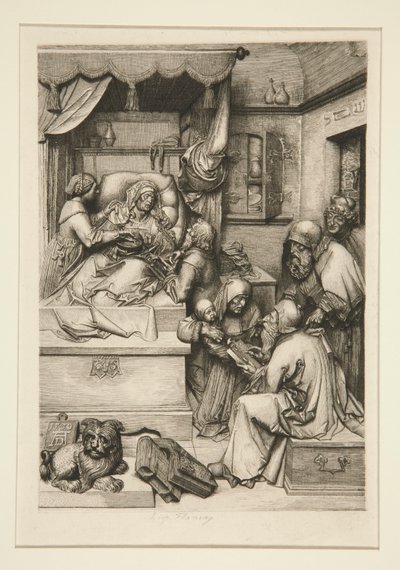 La Mort de la Vierge - Leopold Flameng