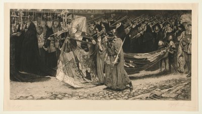 Richard Duc de Gloucester et Lady Anne - Leopold Flameng