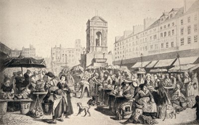 Le Marché des Innocents, 1915 - Leopold Flameng
