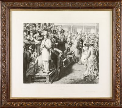La route de la ruine : Ascot - Leopold Flameng