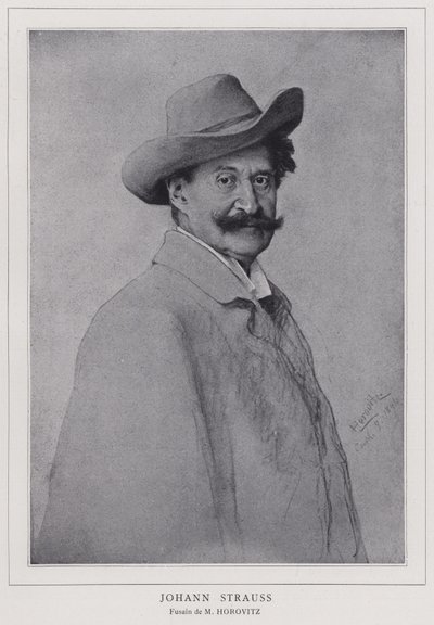 Johann Strauss le Jeune, compositeur autrichien - Leopold Horovitz