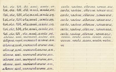 Copie de mots, vers 1900-20 - Leopold Lyon