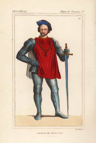 Jacques de Chabannes, seigneur de La Palice, officier militaire français - Leopold Massard