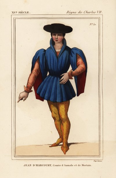 Jean VIII de Harcourt, chevalier français, Comte d