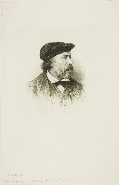 Portrait de Daubigny - Leopold Massard