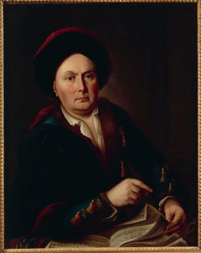 Portrait de Ludwig van Beethoven, Kapellmeister (1712-73), grand-père du compositeur Ludwig Beethoven - Leopold Radoux