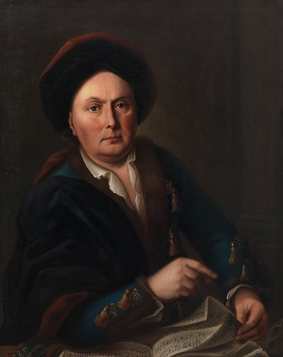 Portrait du chanteur Ludwig Lodewijk van Beethoven 1712-1773..., 1773 - Leopold Radoux