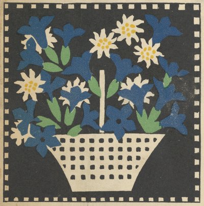 Panier de fleurs - Leopoldine Kolbe