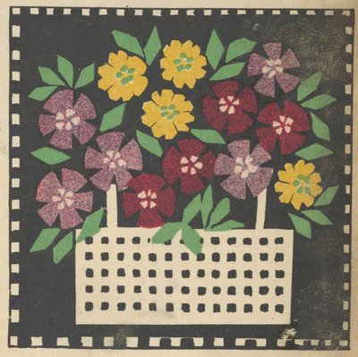 Panier de fleurs - Leopoldine Kolbe