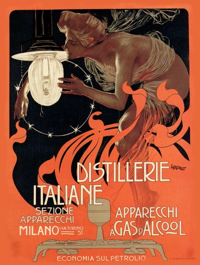 Distillerie Italiennes, 1890s - Leopoldo Metlicovitz
