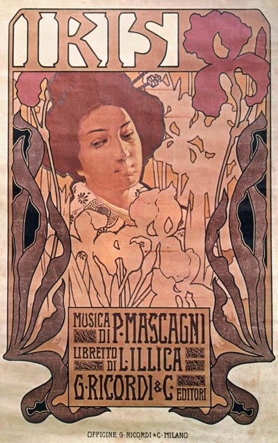 "Iris" par Pietro Mascagni - Leopoldo Metlicovitz