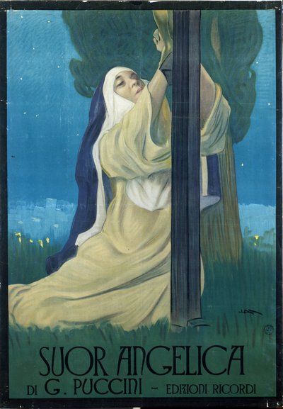 Opéra « Suor Angelica » (Sœur Angélique) par Giacomo Puccini - Leopoldo Metlicovitz