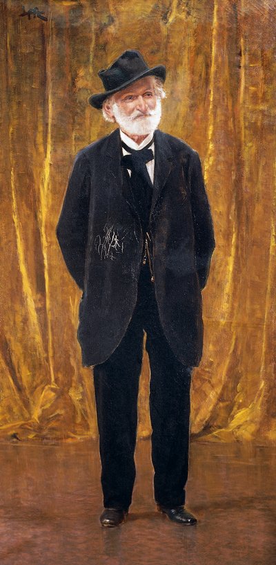 Portrait de Giuseppe Verdi - Leopoldo Metlicovitz