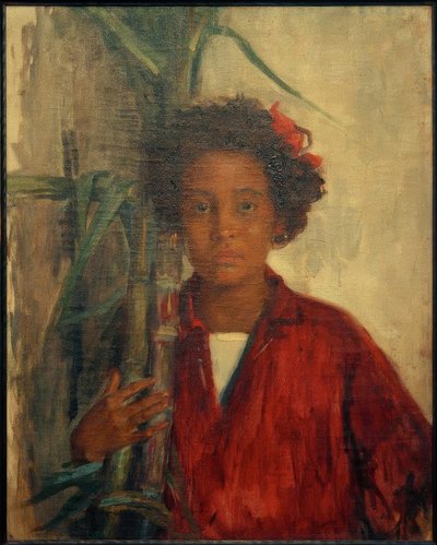 La fille aux cannes à sucre - Leopoldo Romañach