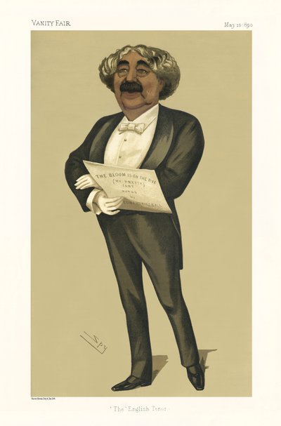 John Sims Reeves - portrait debout - Leslie Matthew (1851 1922) Ward