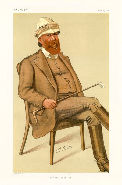 Major-Général Sir Peter Stark Lumsden - séance de portrait - Leslie Matthew (1851 1922) Ward