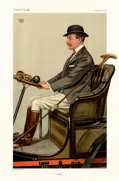 Major Charles Chetwynd-Talbot, Comte de Shrewsbury - séance de portrait - Leslie Matthew (1851 1922) Ward
