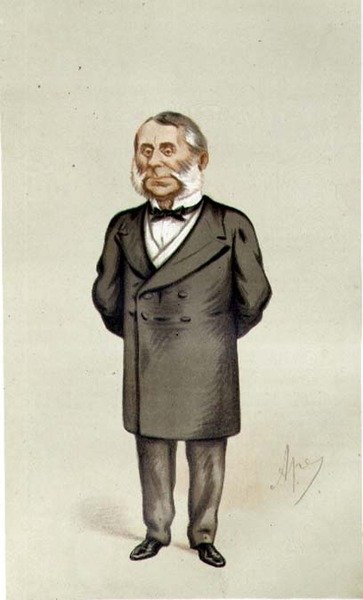 Sir Edward Watkin, caricature 