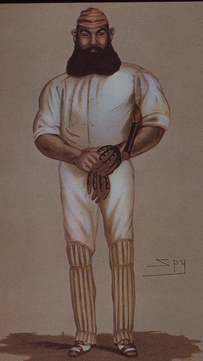 Caricature du héros du cricket W.G. Grace pour Vanity Fair - Leslie Matthew Ward