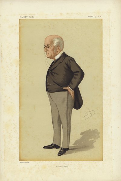 James Manby Gully, MD, Hydropathie, Caricature de Vanity Fair - Leslie Matthew Ward