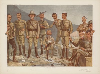 Un groupe général, guerre des Boers - Leslie Matthew Ward