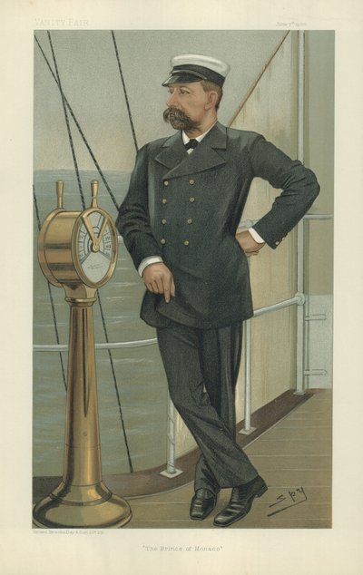 Albert H Charles de Monaco, le prince de Monaco - Leslie Matthew Ward