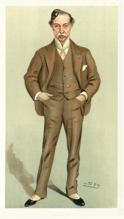 Artiste et R A, William Quiller Orchardson, artiste écossais, 1898 - Leslie Matthew Ward