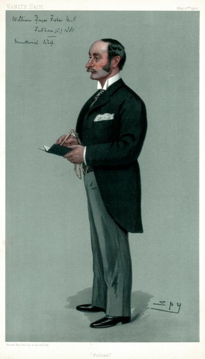 Fulham, William Hayes Fisher, homme politique britannique, 1900 - Leslie Matthew Ward