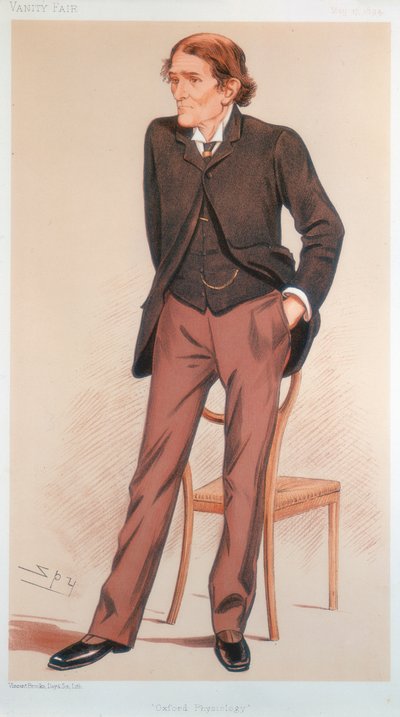 John Scott Burdon-Sanderson, physiologiste britannique, 1894 - Leslie Matthew Ward