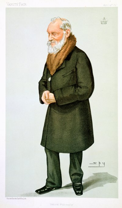 Lord Kelvin, physicien et mathématicien écossais, 1897 - Leslie Matthew Ward