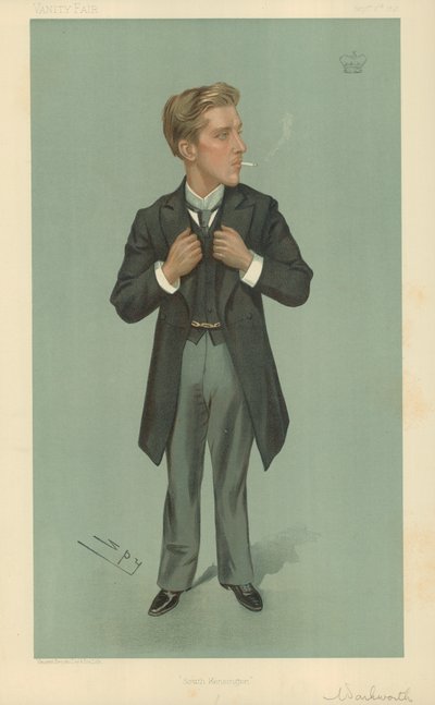 Lord Warkworth, South Kensington, 2 septembre 1897, caricature de Vanity Fair - Leslie Matthew Ward