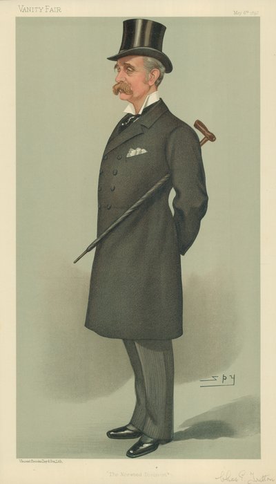 M. Charles Ernest Tritton, la division de Norwood, 6 mai 1897, caricature de Vanity Fair - Leslie Matthew Ward