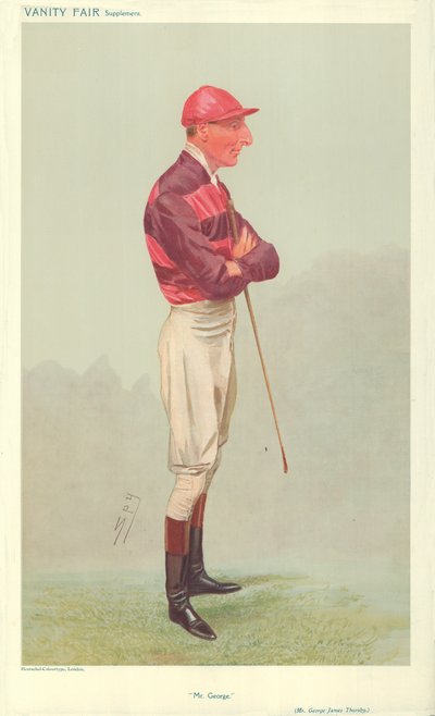 M. George James Thursby, M. George, 28 août 1907, caricature de Vanity Fair - Leslie Matthew Ward