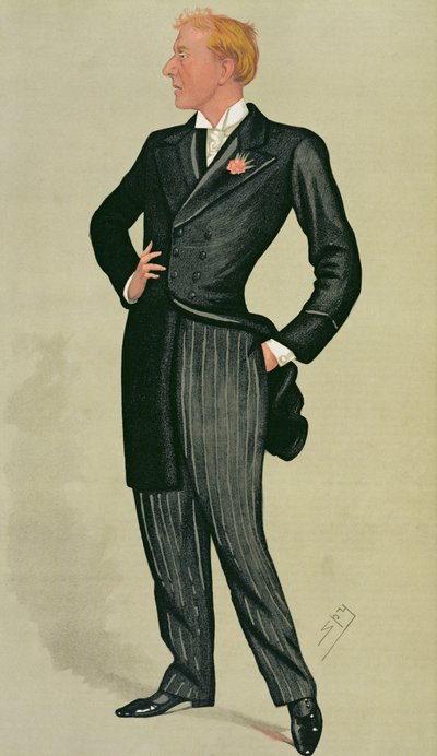 M. Herbert Beerbohm Tree (1852-1917), une caricature de 
