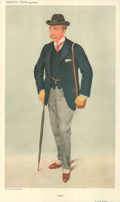 M. J Reid Walker, John, 12 mai 1909, caricature de Vanity Fair - Leslie Matthew Ward