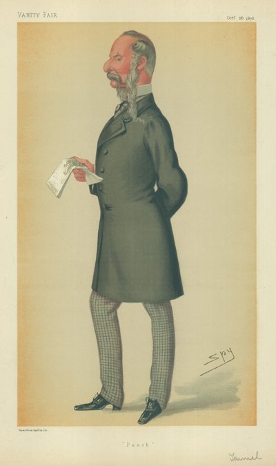 M. John Tenniel, Punch, 26 octobre 1878, caricature de Vanity Fair - Leslie Matthew Ward