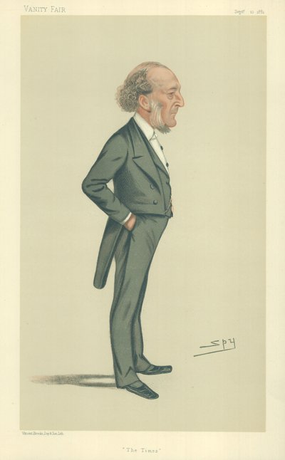 M. John Walter, The Times, 10 septembre 1881, caricature de Vanity Fair - Leslie Matthew Ward