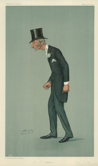 M. Percy Melville Thornton, Clapham, 22 Mars 1900, caricature de Vanity Fair - Leslie Matthew Ward