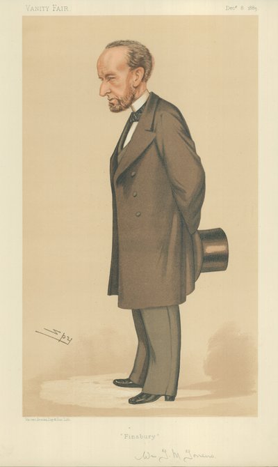 M. William McCullagh Torrens, Finsbury, 8 décembre 1883, caricature de Vanity Fair - Leslie Matthew Ward