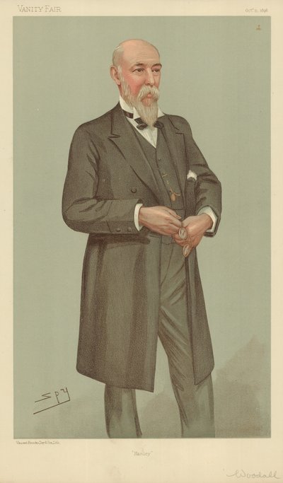 M. William Woodall, Hanley, 15 octobre 1896, caricature de Vanity Fair - Leslie Matthew Ward